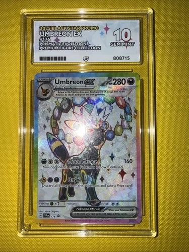 Pokemon Umbreon SVP 176 2025 Black Star Promo Holo Ace 10 Prismatic Evolutions