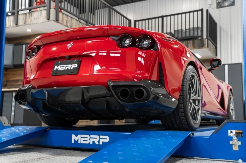 MBRP Fits 12-21 Ferrari 812SF/812GTS/F12 6.3L/ 6.5L 3in Resonator Delete X-Pipe