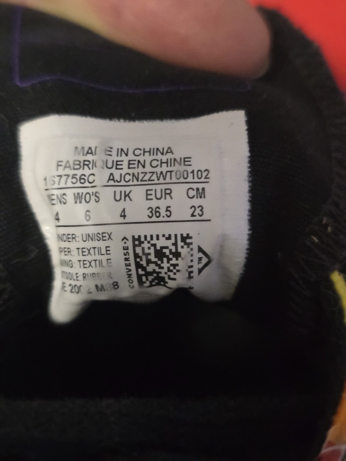 Converse Chuck Taylor All Star Pride LGBTQ 167756C Rainbow  Womens Size 6 thumbnail 8