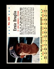 1963 Post Set-Break #165 Ernie Broglio EX-EXMINT *GMCARDS*