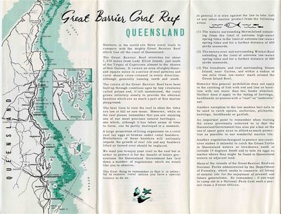 Queensland Great Barrier Reef Brochures and Hayman Island