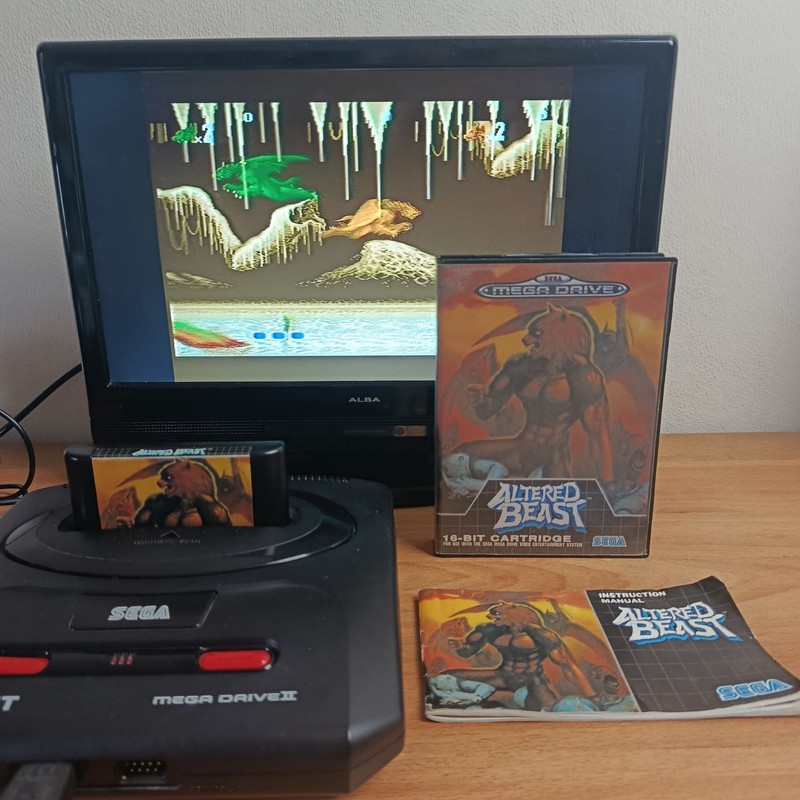 Altered Beast Sega Mega Drive Game Complete Boxed Manual Included