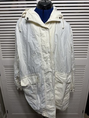 Tommy Hilfiger Men's Softshell Jacket Ivory Size L 100% Cotton