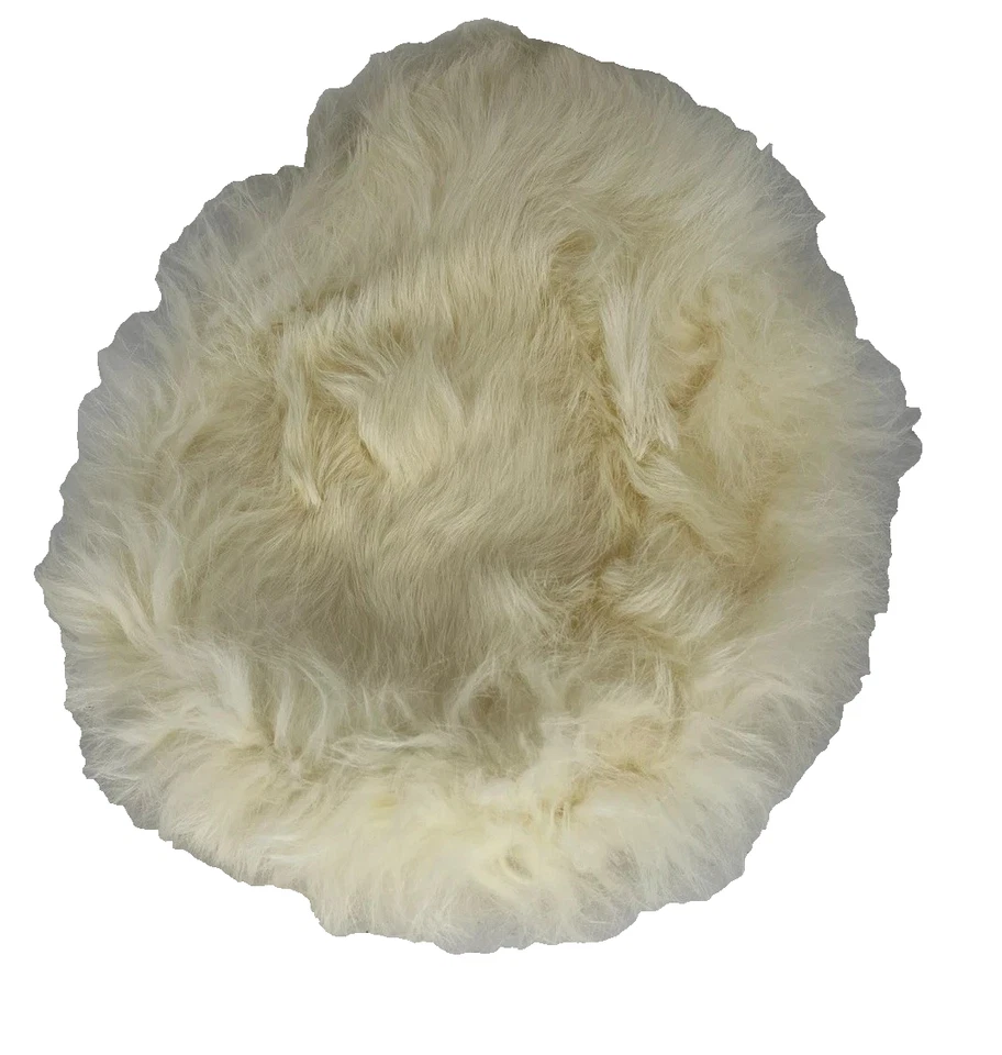 De colección Ranleigh Blanco Marfil Piel o Imitación Piel Forro Rojo Damas Sombrero Pieza para Cabeza Foto 2 de 4