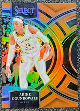 Arike Ogunbowale 2024 Panini Select WNBA #155 Premier Level Orange Prizm /125