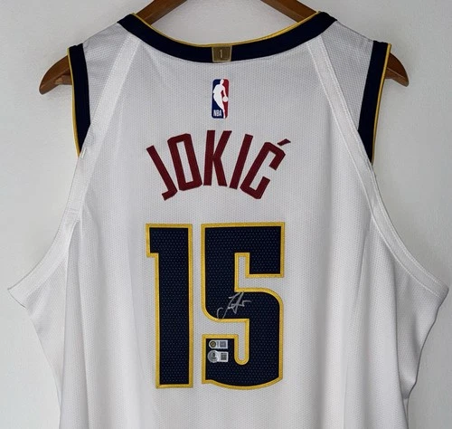 Nikola Jokic Signed Denver Nuggets Nike ADV NBA Authentic Auto Jersey USASM BAS