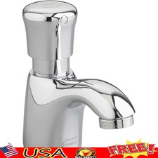 Brass Kitchen Faucet Deck Mount Automatic Shut Off Water Saver Single Handle New