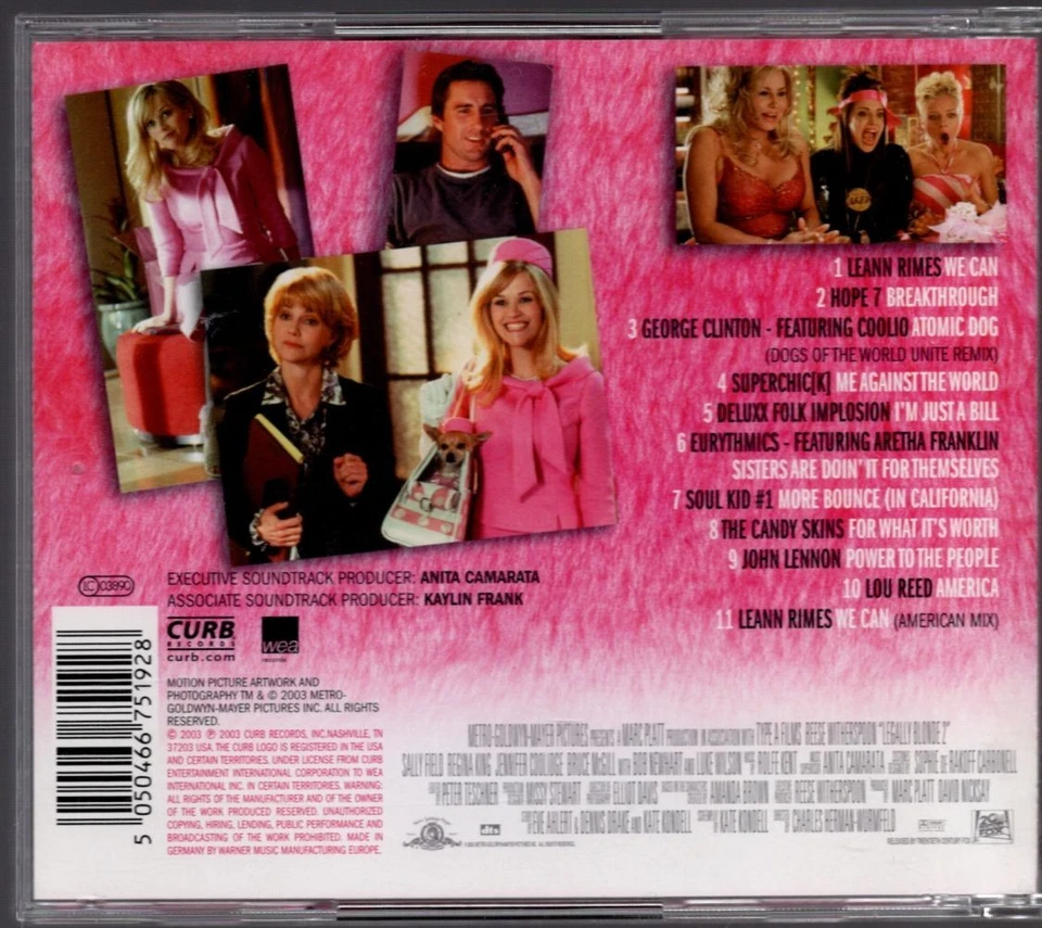 Natürlich Blond 2 (Legally Blonde 2) - OST  CD Album von 2003 - Bild 2 von 2