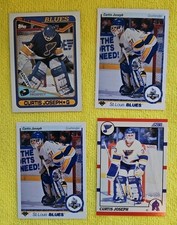 Curtis Joseph 4 Card Rookie Lot - CuJo (RC)