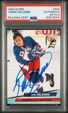 1992-93 Fleer Ultra - Teemu Selanne #444 ~~ROOKIE AUTOGRAPHED!!~~ 1-of-5!!