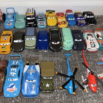 Disney Pixar Cars Die-cast -HUGE Lot of 62 Cars Some Rares READ +