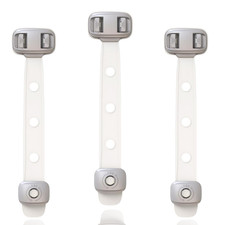 Baby Proofing Child Safety Locks 3 PCS - Cabinet Locks for Babies,3M Adhesive C