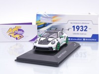Solido S4314801 # Porsche 911 (992) GT3 Rs Tribute Bj. 2023 \ Weiß-GrüN \" 1:43"