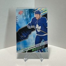 Upper Deck 2018-19 SPx Rookies Travis Dermott Spectrum #R-TD /23 Maple Leafs NHL