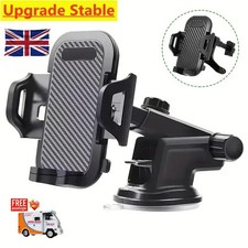 Universal Car Mobile Phone Holder 360° Windscreen Dashboard GPS Stand UK.
