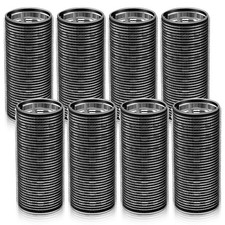 8 Pcs Long Hair Rollers for Bangs Aluminum Core Curlers Thermal 4.7 x 2 Inch ...