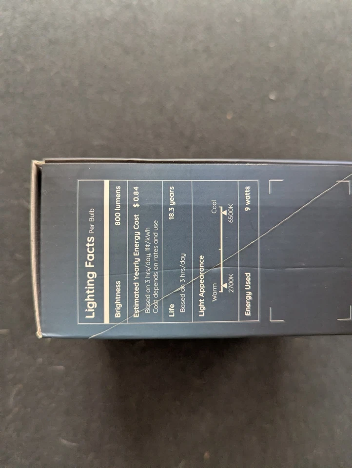 Govee Smart Light Bulbs WiFi & Bluetooth LED Bulbs RGBWW Color Changing 2 Pack - Image 3 of 4