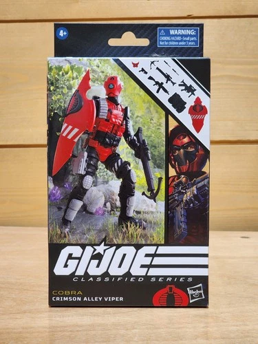 Cobra Crimson Alley Viper 1:12 Scale I GI Joe Classified Series 91 I Hasbro
