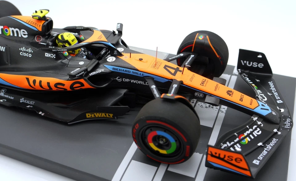 NEU Minichamps Vuse McLaren Mercedes MCL60 L Norris Monaco GP 2023 1-18 F1 - Bild 4 von 4