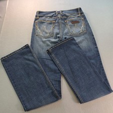 Wrangler Women Retro Mae Bootcut Jeans Medium Wash Western Stretch Denim 9x36