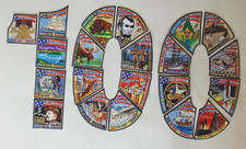 2010 - BSA USA - National Scout Jamboree Badges Patches x 21 - Sub Camp - Set A