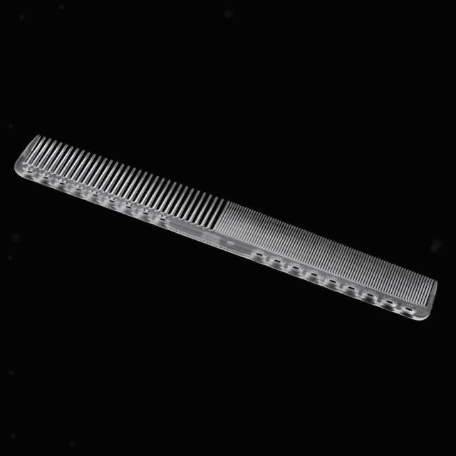 Clear Anti-static Wide Fine Tooth Comb Hairdressing Hair Cutting Long Barber