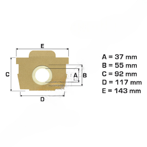 8 sacchetti per aspirapolvere Rowenta per modelli ARTEC 2 - Foto 2 di 2