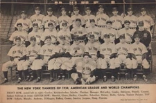 1938 New York Yankees Team Photo Vintage Print Ad Page 1930s