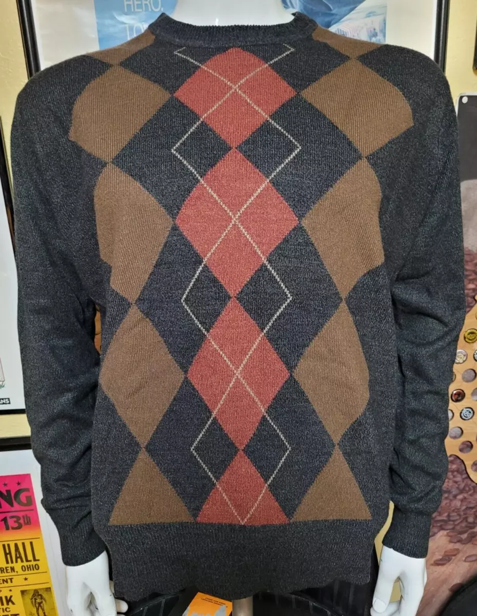 Mens Argyle Sweater