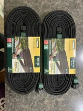 2pk Flat Soaker Garden Hoses By Melnor 5/8 “ x 50  Black Water Roots Directly