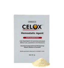 Celox Home 2g One Pack Stops Bleeding Fast Wound Trauma Bandage First Aid Kit