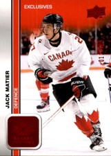 Jack Matier 2023 Upper Deck Canada Juniors Exclusives 12/100 #12 Predators