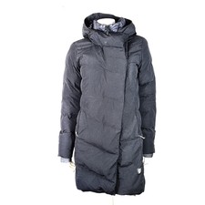 Orage Women's Cara Winter Coat Synthetic Down Long Hooded Jacket Black Sz S Read