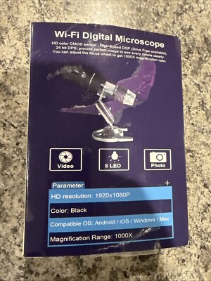 1000X WIFI Digital Microscope Camera for Electronic Accessories Coin Inspection