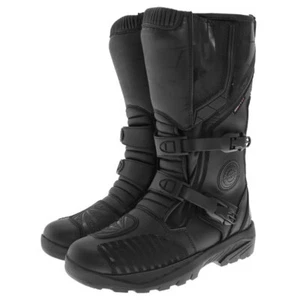 Akito Latitude Motorcycle Boots Ce Waterproof Touring Black