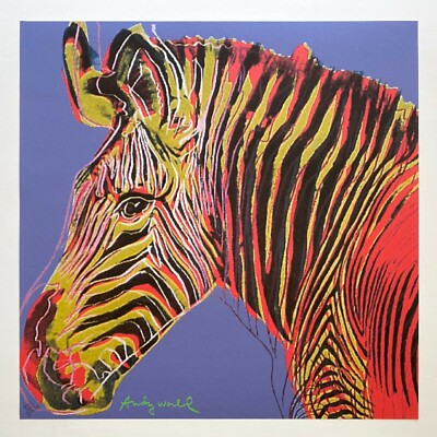 ANDY WARHOL RARE 1986 LMT EDT LRG FINE ART LITHOGRAPH PRINT