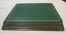 LOT OF 6 SUPER SLATE GREEN INDIVIDUAL SCHOOL CHALKBOARDS 10 X 13"