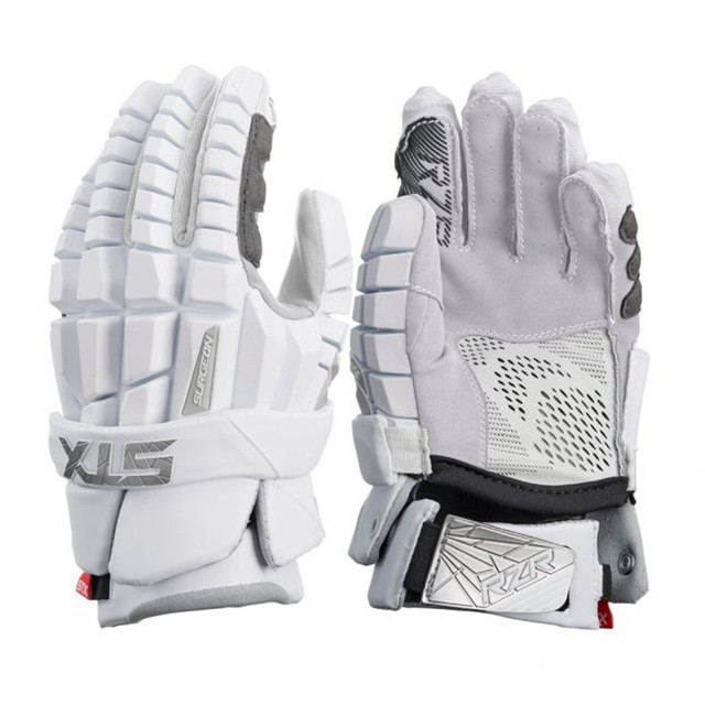 STX Surgeon RZR Senior Lacrosse Gloves White (NEW) eBay