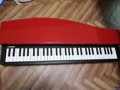 KORG microPiano 61鍵 レッド KORG Digital Piano microPIANO Red 61-key Mini Keyboard