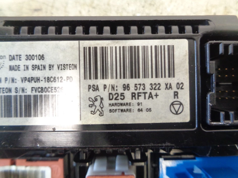 Peugeot 407 2008 panel de control climático calefacción 96573322xa Foto 3 de 3