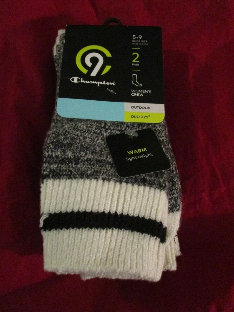 Champion duo dry clearance women's crew socks