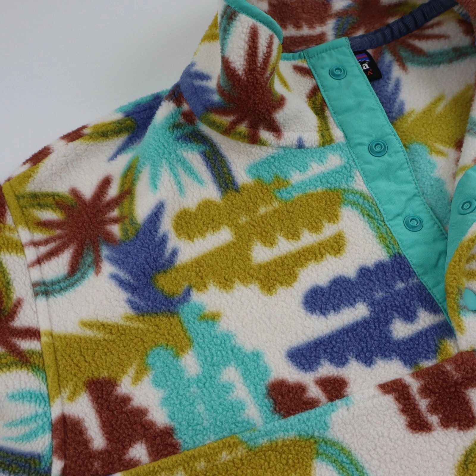 patagonia trees synchilla snap-t pullover fleece jacket