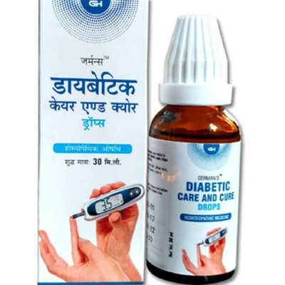 100% Homeoapthic Medicine German's Diabetic Care and Cure Drop