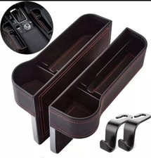 Car Seat Gap Filler Organizer, Leather Multifunctional Car Seat Organizer, Ca.