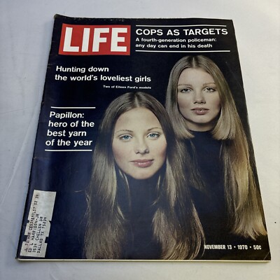 Life Magazine November 13 1970 Cops as Targets Ford Modeling Jane