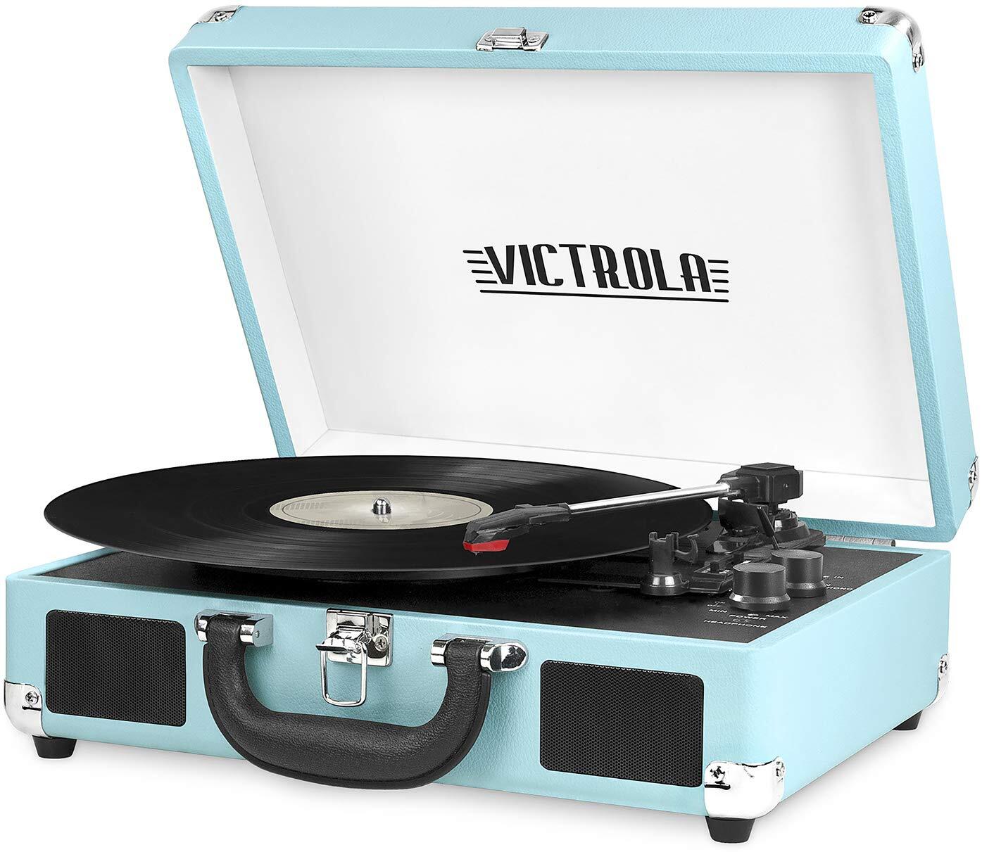 Audio & Hi-Fi Victrola: Vsc550Bttq Bt Suitcase Turntable Turqoise (Giradischi)