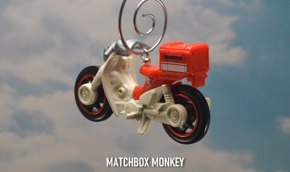 Honda Super Cub Moped Motorcycle Dirt Bike 50cc Custom Christmas Ornament 125 - Image 4 of 4