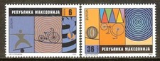 MACEDOINE N°248/249** (europa 2002) - COTE 3.00 €