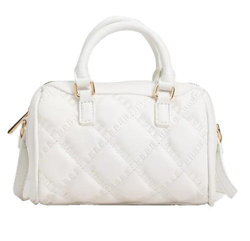 Darich Hello Darich Quilted Square Mini Bag White Faux Leather