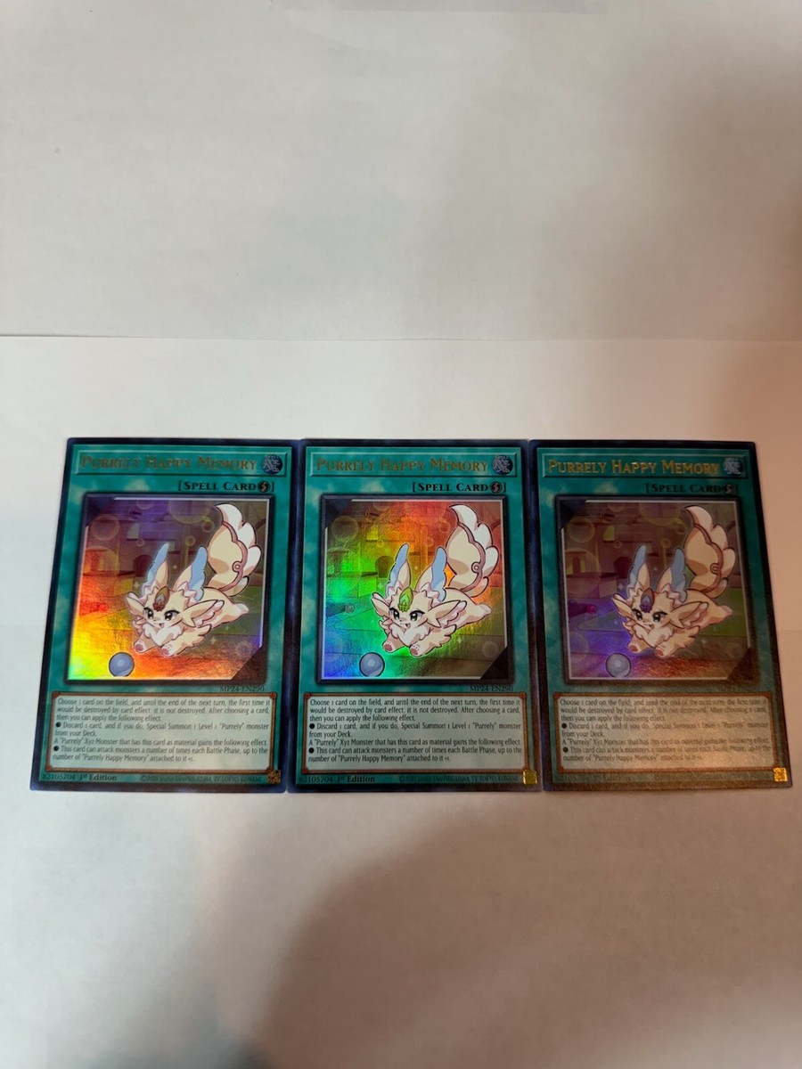 yugioh purrely happy memory ultra rare 3x mp24-en290 mp24 | eBay yugioh purrely happy memory ultra rare 3x mp24-en290 mp24 | eBay
